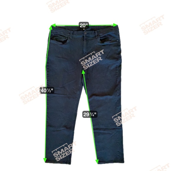 Banana Republic Navy Slim 5-Pocket Stretch Pants 40x30 - Picture 4 of 4